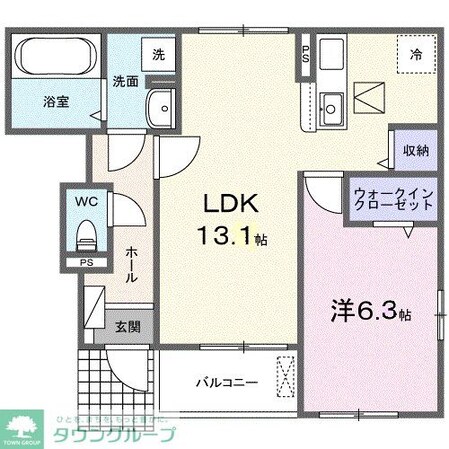 ヒカルサ久喜 スクエアの物件間取画像
